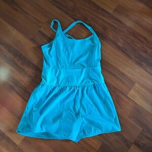 Blue Athletic Romper